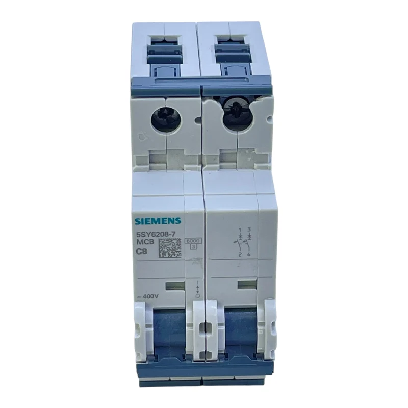 Siemens Leitungsschutzschalter 5SY6208-7 C8 2-polig 400V MCB Sicherungsautomat