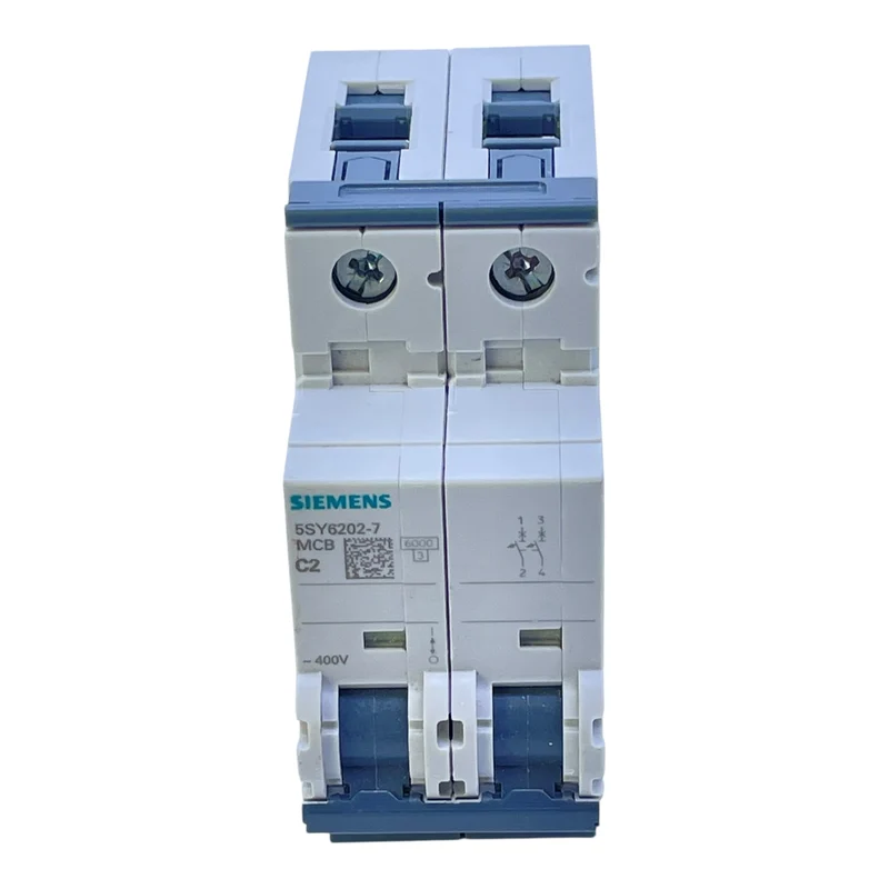 Siemens Leitungsschutzschalter 5SY6202-7 C2 2-polig 400V MCB Sicherungsautomat