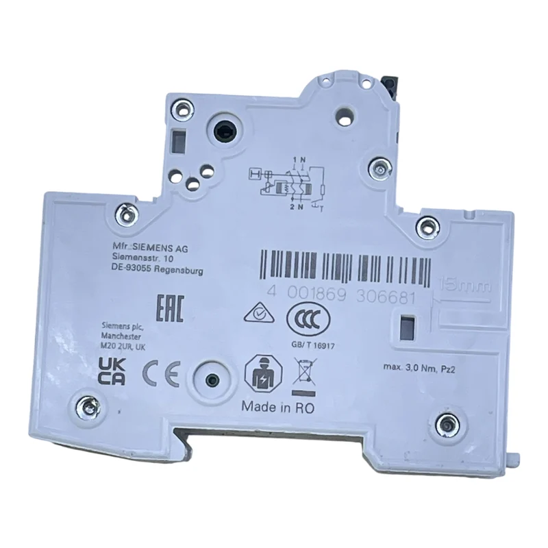 Siemens 5SU1356-6KK06 B6 30mA FI/LS-Schalter 230V Leitungsschutz