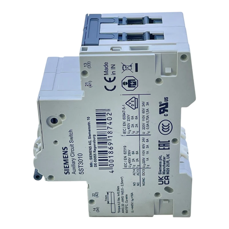 Siemens Leitungsschutzschalter 5SY6102-7 C2 1-polig MCB 230/400V
