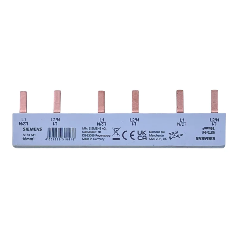 Siemens Phasenschiene 5ST3641 16mm² 1L+N+PE für LSS VE: 16 Stück
