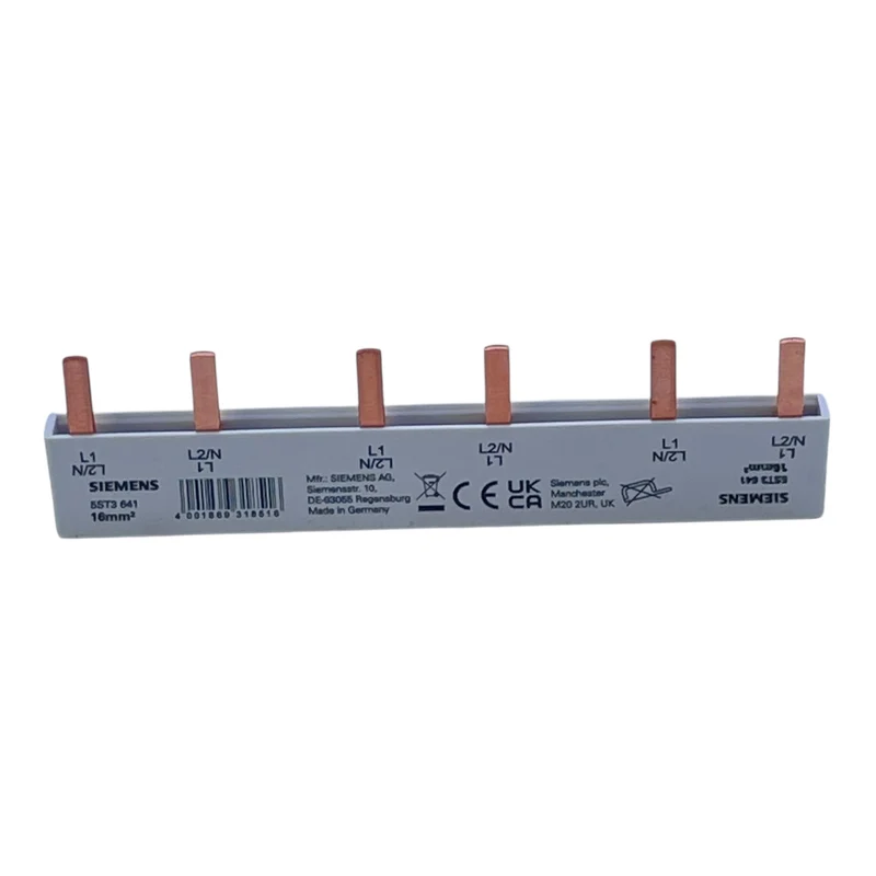 Siemens Phasenschiene 5ST3641 16mm² 1L+N+PE für LSS VE: 16 Stück