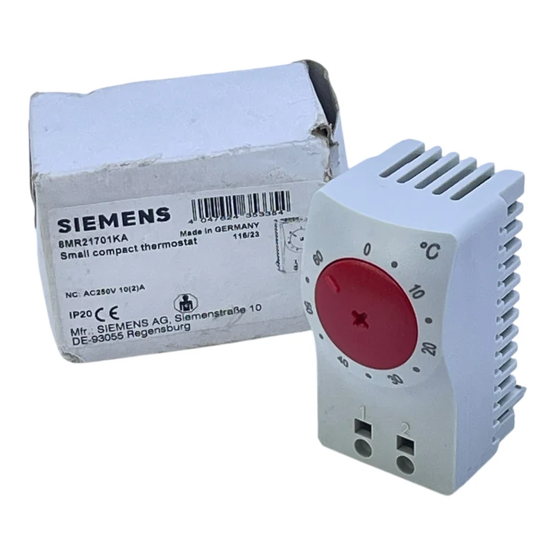 Siemens Schaltschrank Thermostat 0–60 °C Hutschiene Temperaturregler 8MR21701KA