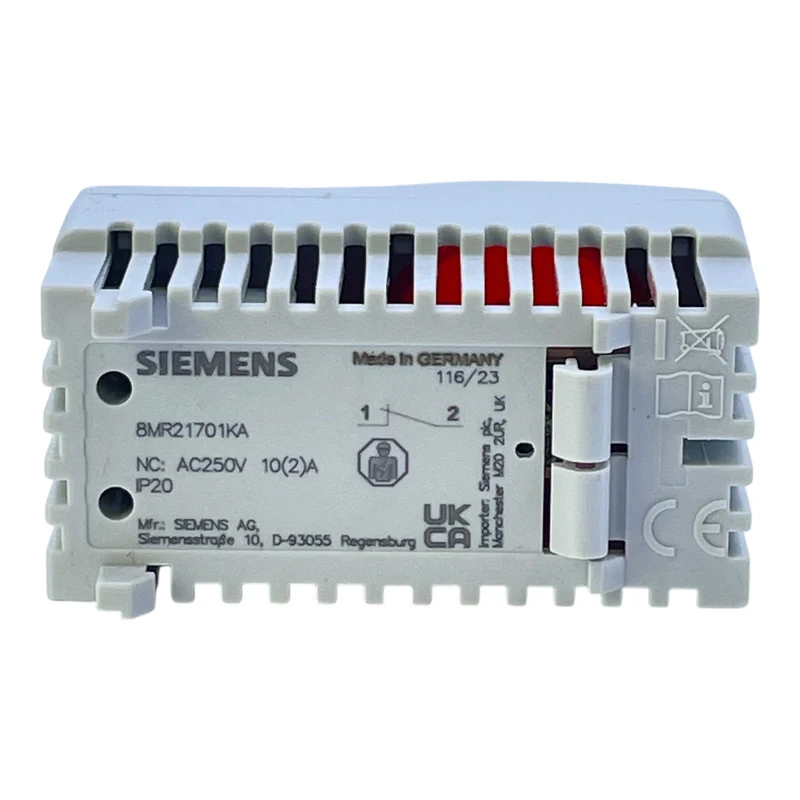 Siemens Schaltschrank Thermostat 0–60 °C Hutschiene Temperaturregler 8MR21701KA
