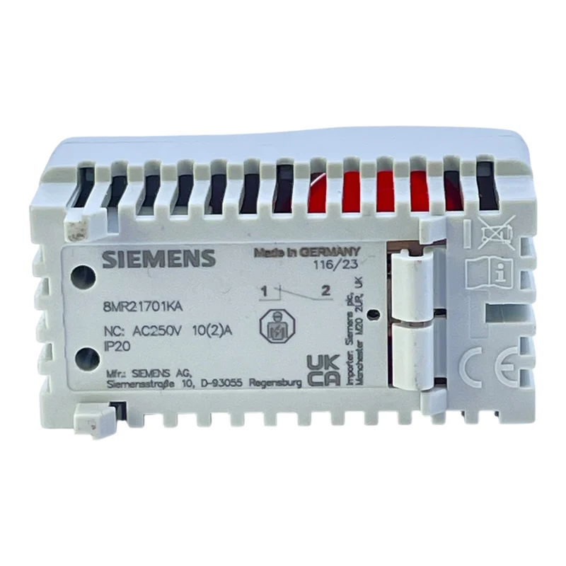 Siemens Schaltschrank Thermostat 0–60 °C Hutschiene Temperaturregler 8MR21701KA