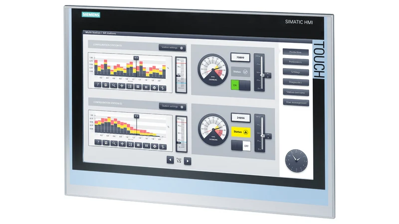 Siemens 6AV2124-0UC02-0AX1 SIMATIC HMI TP1500 Comfort Touch Panel 15.6 Inch