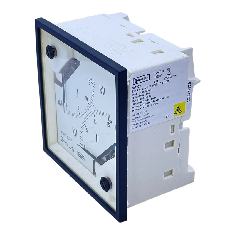 Crompton Anzeigeinstrument E244-80L-G-PV-1BE-C7-SQ-VR 600V CAT III 767222