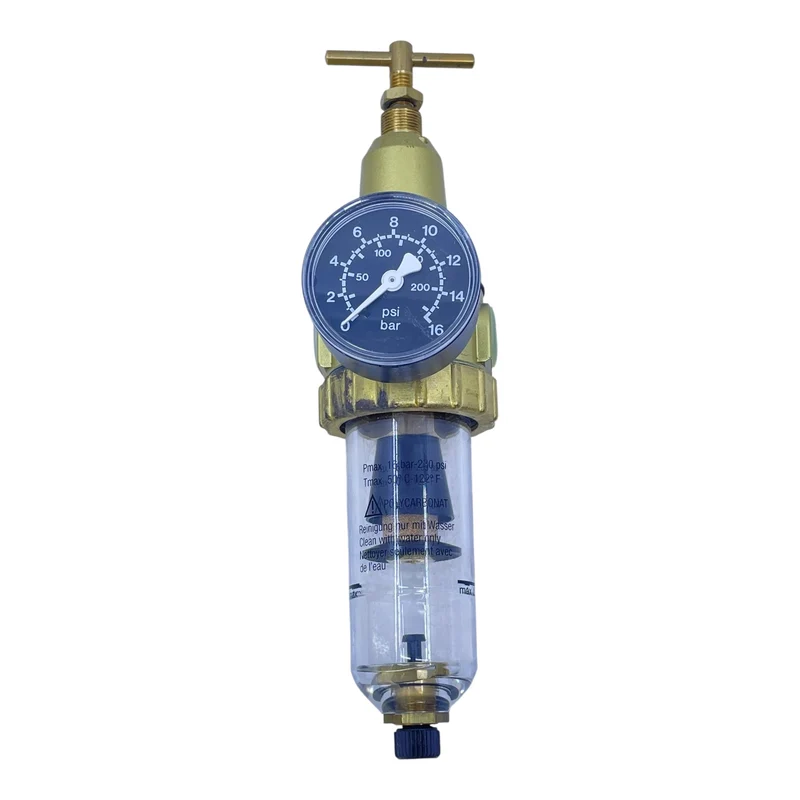 EWO Filterdruckminderer 324.323 mit Manometer Druckregler Messing
