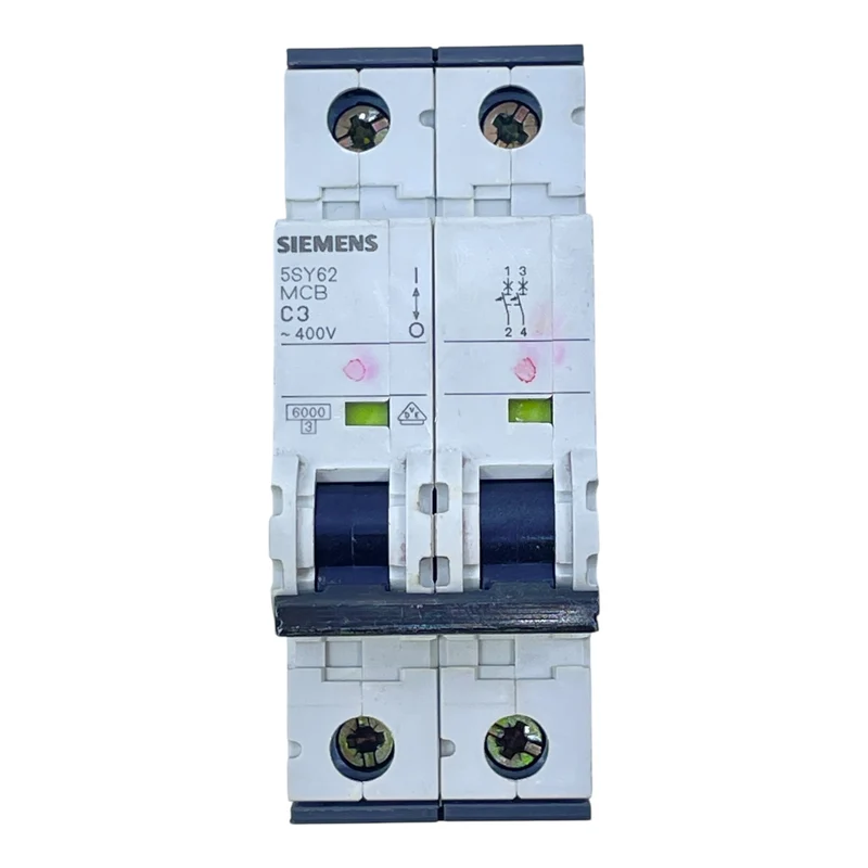 Siemens Leitungsschutzschalter 5SY6203-7BB C3A 2-polig 400V 6000A MCB