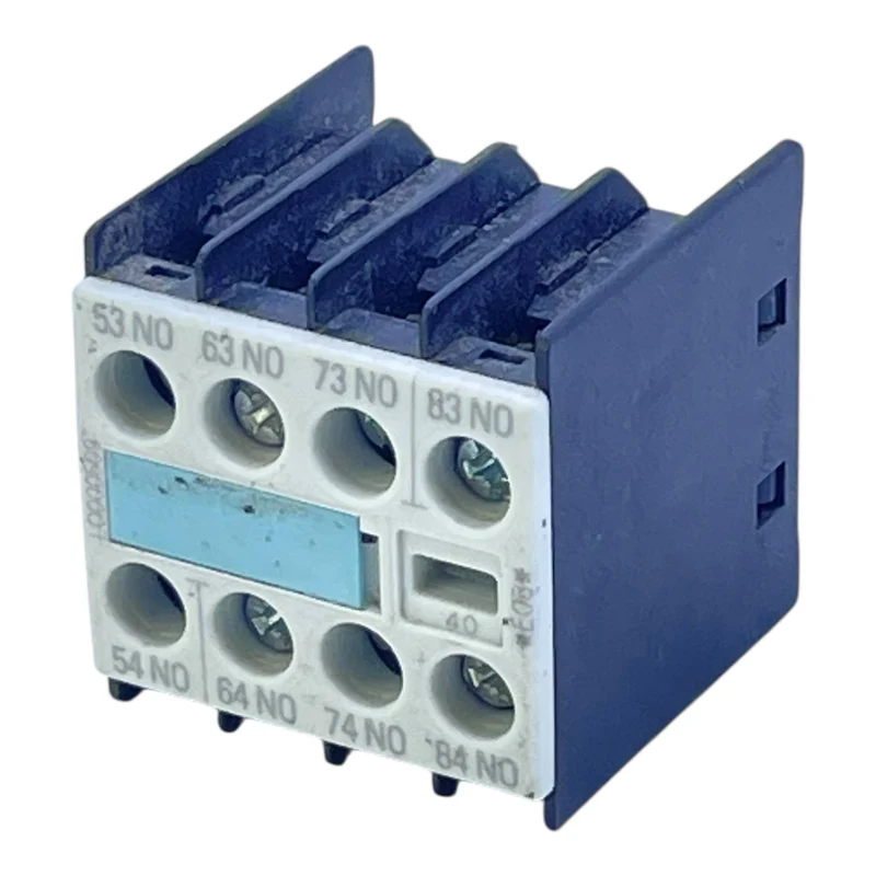 Siemens Hilfsschalterblock 3RH1911-1FA40 10A 240V 4-polig