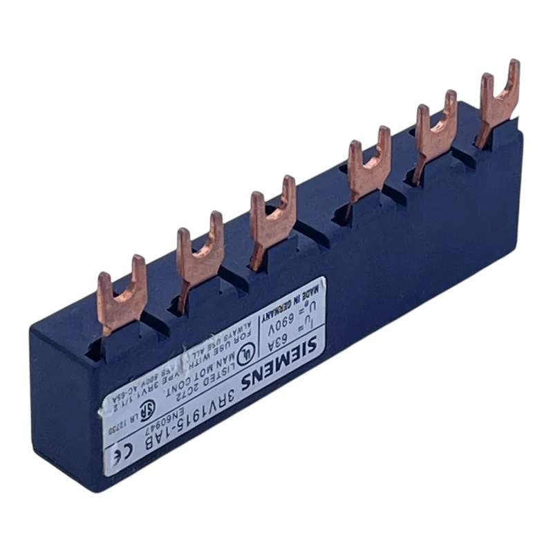 Siemens Sammelschiene 3RV1915-1AB 63A 690V für 3RV1 Motorschutzschalter