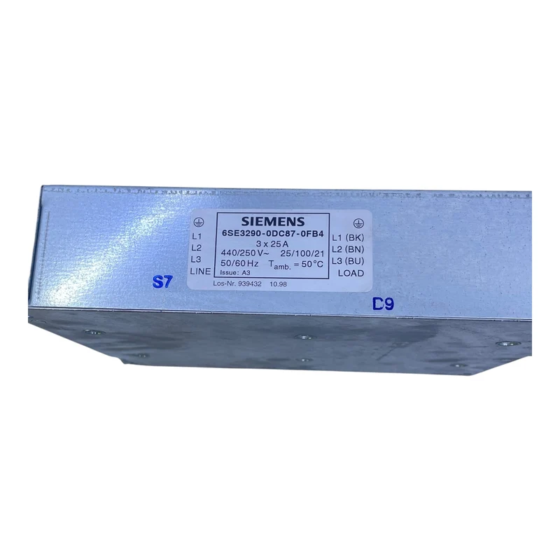 Siemens Netzfilter für Frequenzumrichter 6SE3290-0DC87-0FB4 3x25A 440/250V