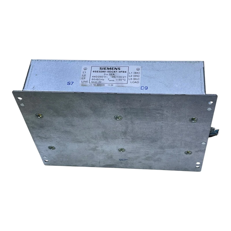 Siemens Netzfilter für Frequenzumrichter 6SE3290-0DC87-0FB4 3x25A 440/250V