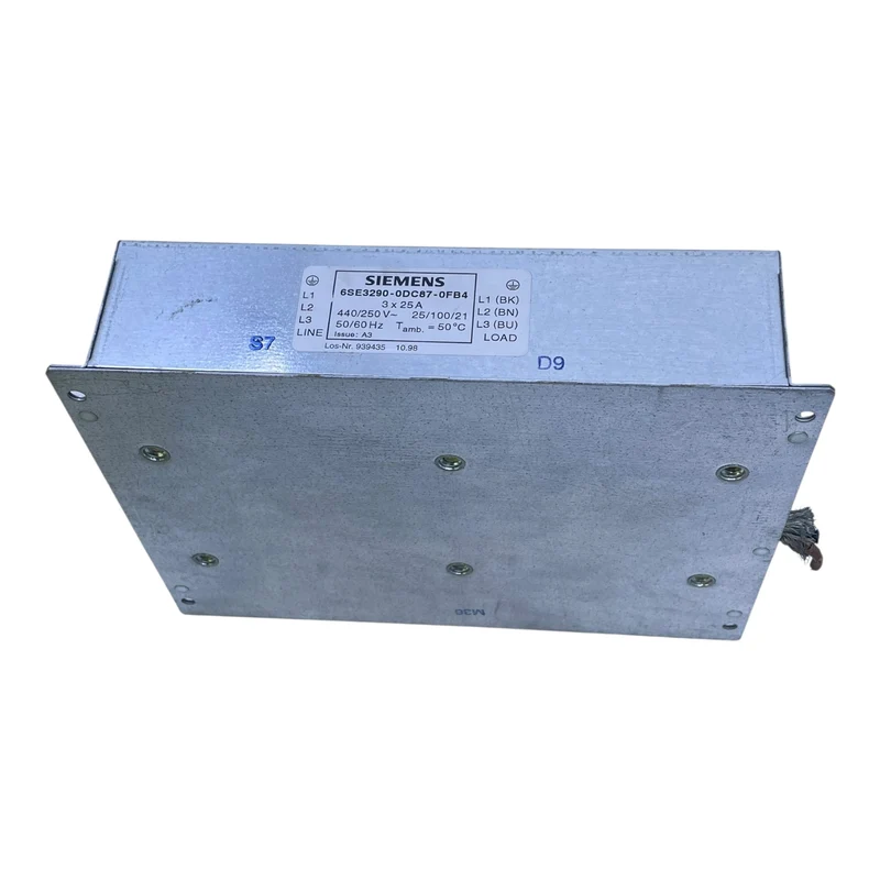 Siemens Netzfilter für Frequenzumrichter 6SE3290-0DC87-0FB4 3x25A 440/250V