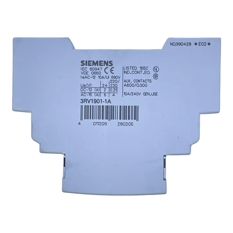 Siemens Hilfsschalter 3RV1901-1A 1NO+1NC für Leistungsschalter Hilfsschalter