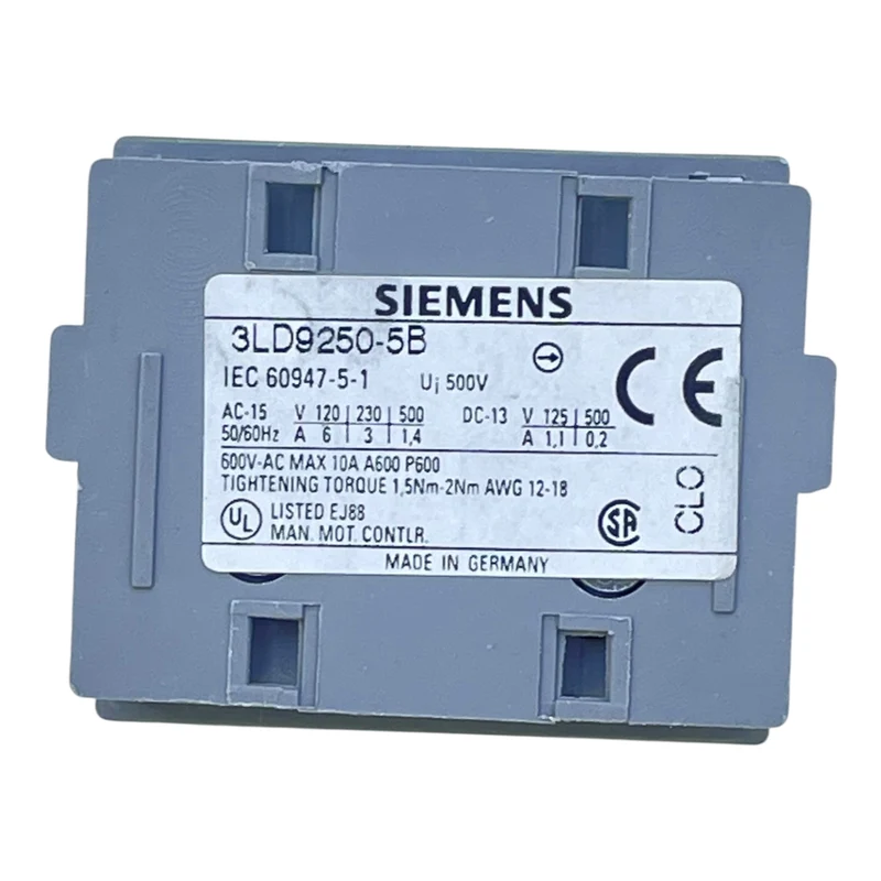 Siemens Zusatzschalter 3LD9250-5B für Lasttrennschalter Zusatzschalter