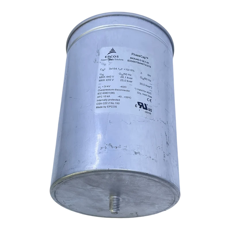 EPCOS Kondensator PhaseCap MKK440-D-28,1-01 28,1kvar 3x154µF 440V für Industrie
