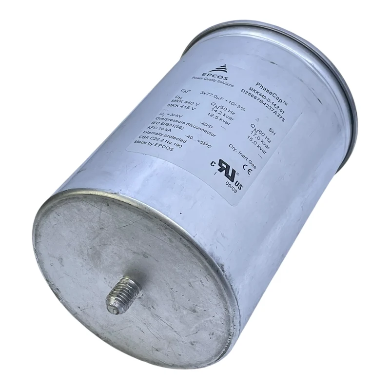 EPCOS Kondensator PhaseCap MKK440-D-14,2-01 14,2kvar 3x77µF 440V für Industrie