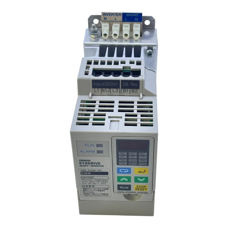 Omron Frequenzumrichter 0,2kW 3G3EV-AB002-E Sysdrive Inverter 200–240V