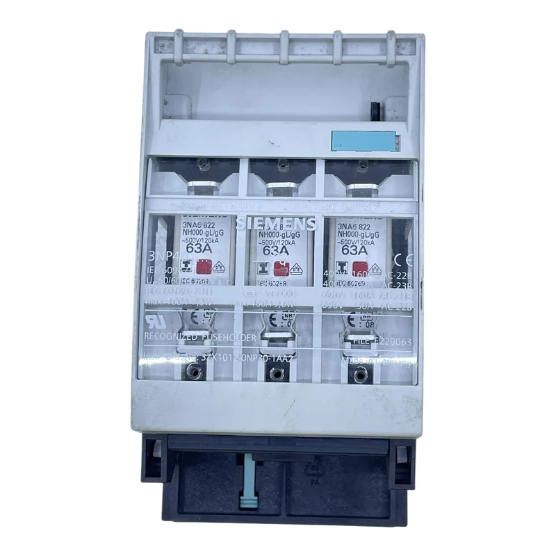 Siemens Lasttrennschalter 3NP401 NH000 3-polig 63A Sicherungshalter Industrie