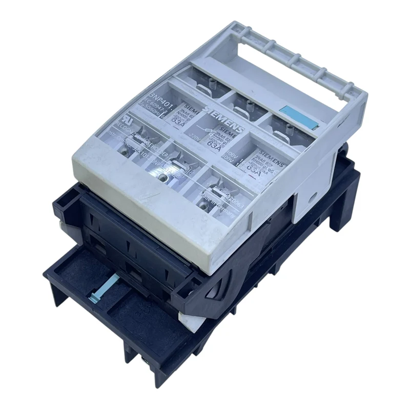 Siemens Lasttrennschalter 3NP401 NH000 3-polig 63A Sicherungshalter Industrie