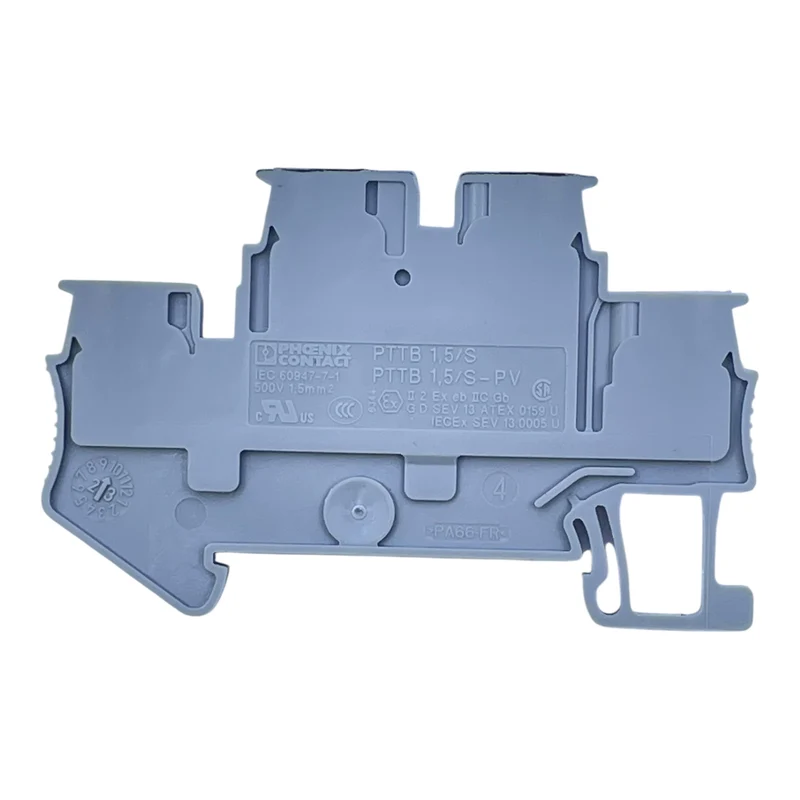 Phoenix Contact Reihenklemme PTTB1,5/S PA66-FR 500V 15mm² grau für industrie