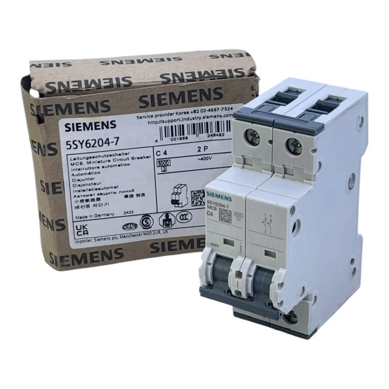 Siemens Leitungsschutzschalter 5SY6204-7 C4A 2-polig 400V Sicherungsautomat
