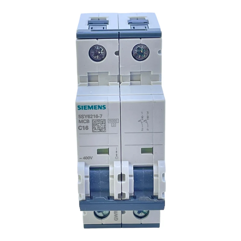 Siemens Leitungsschutzschalter 5SY6216-7 C16A 2-polig 400V Sicherungsautomat