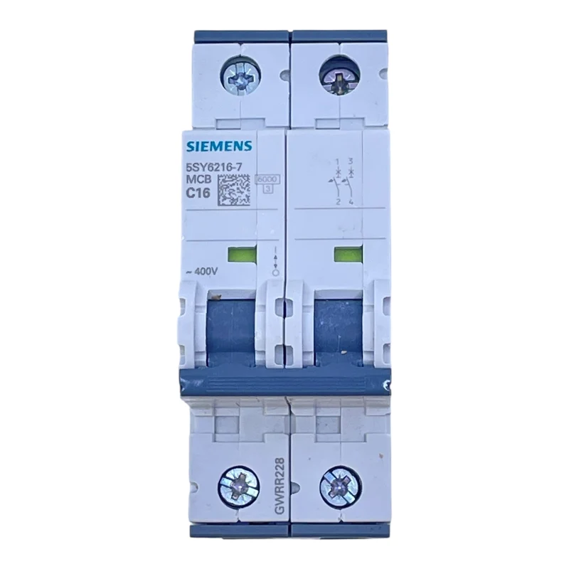 Siemens Leitungsschutzschalter 5SY6216-7 C16A 2-polig 400V Sicherungsautomat
