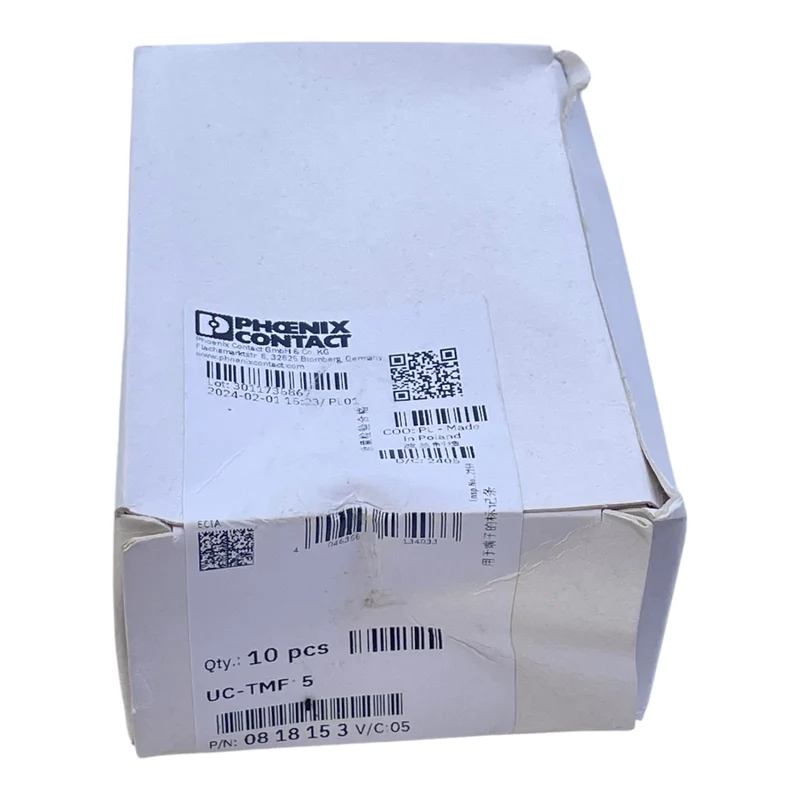 Phoenix Contact UC-TMF 5 Trennmarker 10 Stück 0818153 für Reihenklemmen