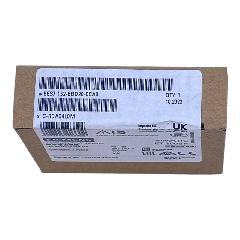 Siemens Digital-Ausgangsmodul 4x24VDC/2A HF 6ES7132-6BD20-0CA0 ET 200SP