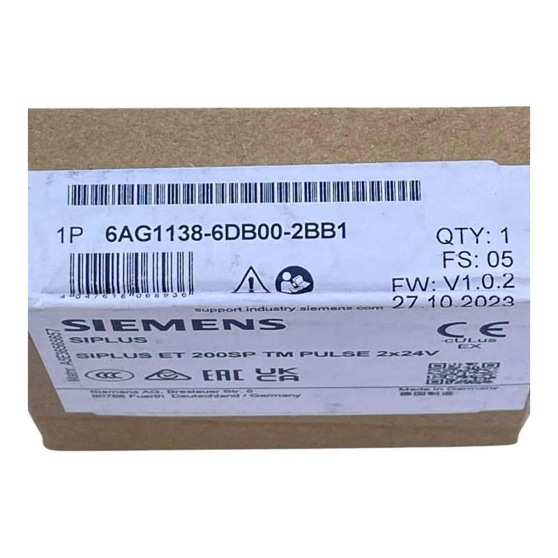 Siemens SIPLUS ET 200SP 6AG1138-6DB00-2BB1 TM PULSE 2x24V 6ES7138-6DB00-0BB1