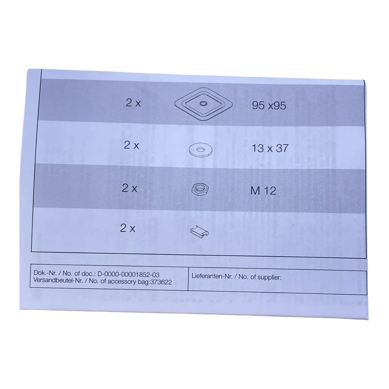 Rittal Hebeösen Hebeset AX2509.010 M12 für Gehäuse 2 Stück mit Zubehör