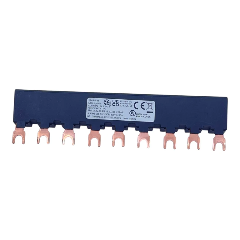Siemens Phasenschiene 3-polig 3RV1915-1BB für 3RV2 Motorschutzschalter VE: 7 Stk