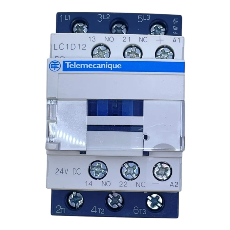 Telemecanique Schütz 5,5kW 24V DC LC1D12BD mit Hilfsmodul LAD4TBDL 3-polig