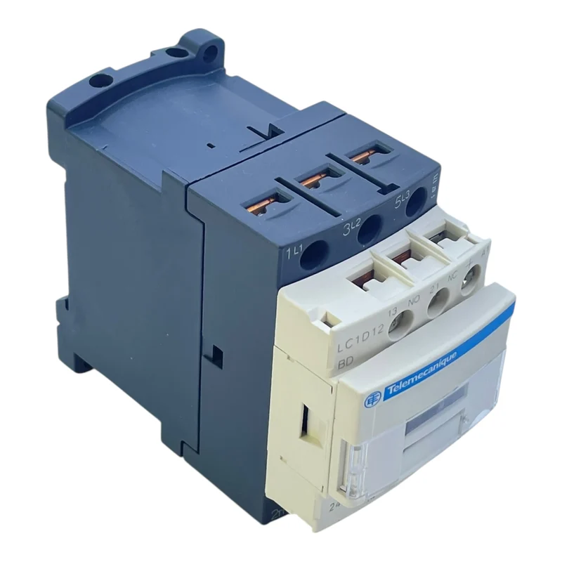 Telemecanique Schütz 5,5kW 24V DC LC1D12BD mit Hilfsmodul LAD4TBDL 3-polig