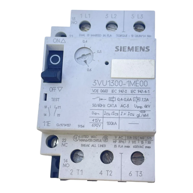 Siemens Leistungsschalter 3VU1300-1ME00 für industriellen Einsatz Schalter
