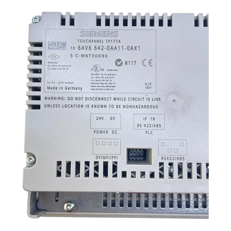 Siemens Touchpanel TP177A 6AV6642-0AA11-0AX1 für industriellen Einsatz Panel