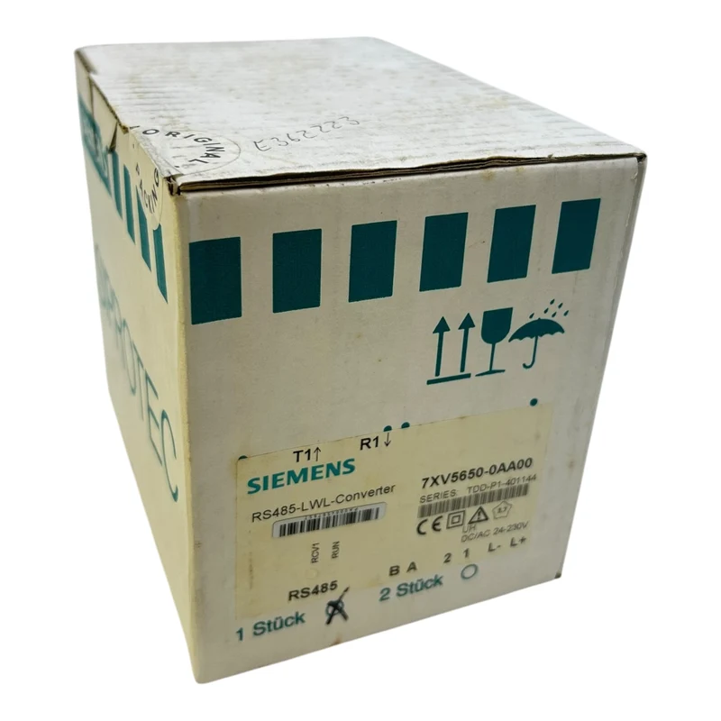 Siemens LWL-Konverter 7XV5650-0AA00 für industriellen Einsatz Konverter