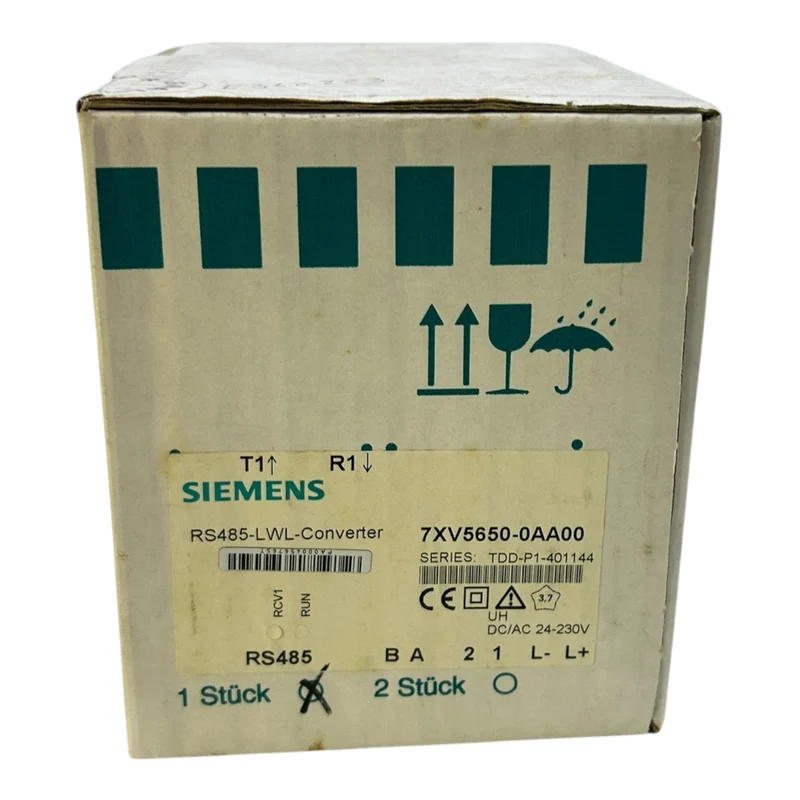 Siemens LWL-Konverter 7XV5650-0AA00 für industriellen Einsatz Konverter