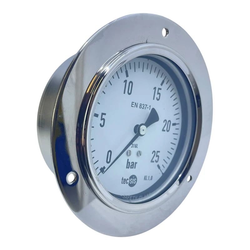 Tecsis Manometer 25bar EN837-1 für industriellen Einsatz Manometer Tecsis