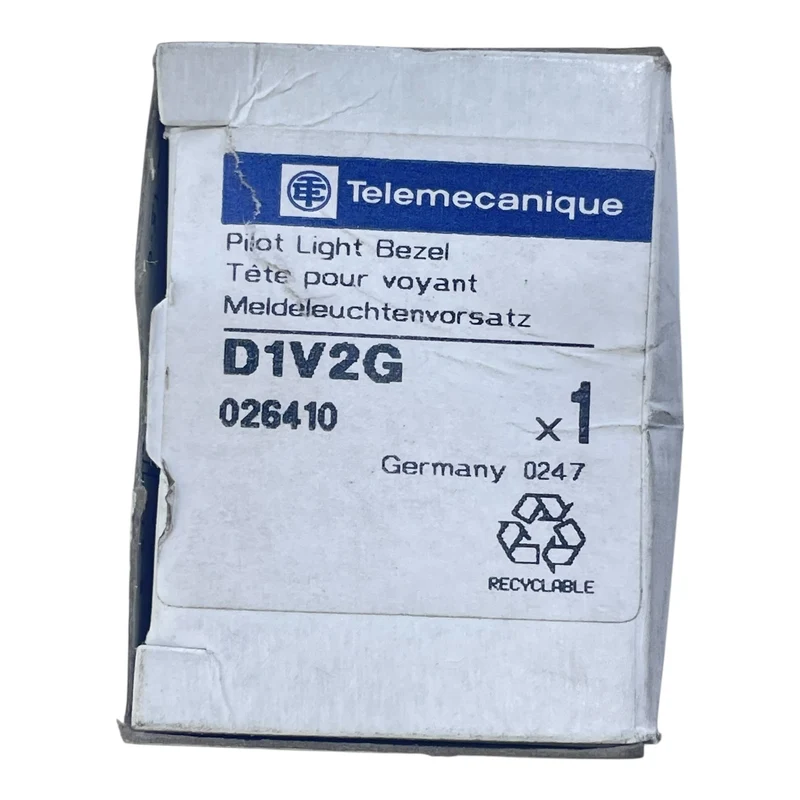 Telemecanique Meldeleuchtenvorsatz D1V2G für industriellen Einsatz D1V2G