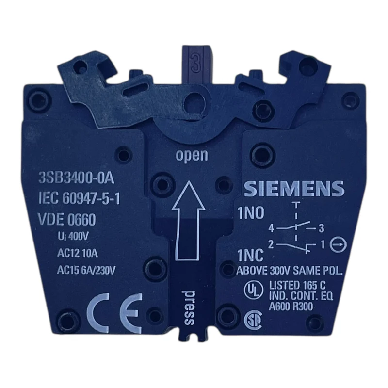 Siemens Schaltelement Drucktaster 3SB3400-0A für industriellen Einsatz taster