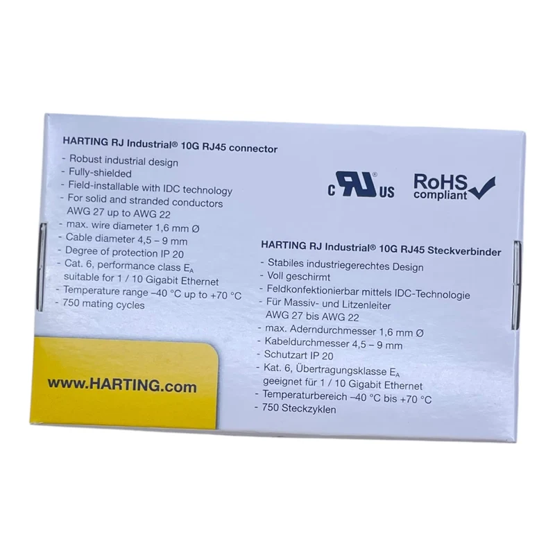 Harting Steckverbinder Kabelsteckverbinder 09451511560 VE: 10stk/pcs Industrie