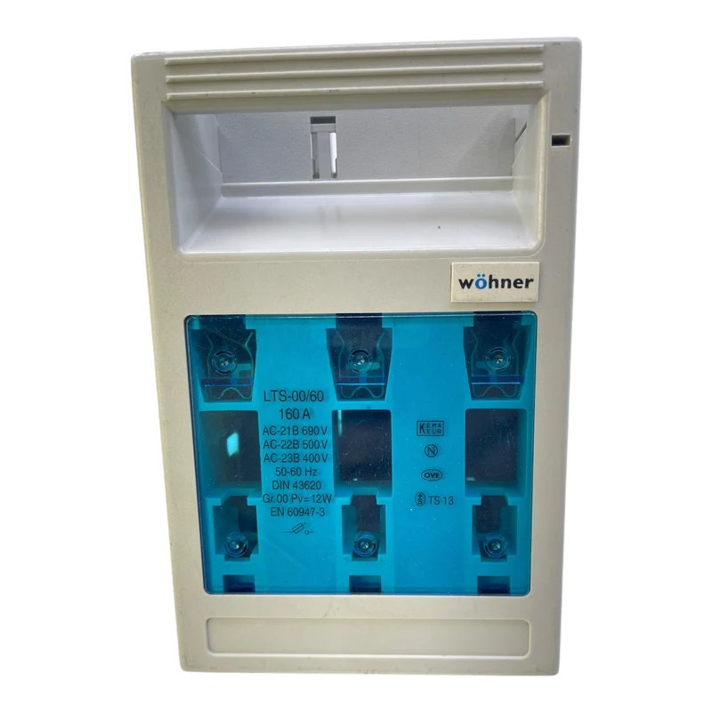 Wöhner LTS-00/60 160A NH-Sicherungstrennschalter - Industrie Einsatz Schalter