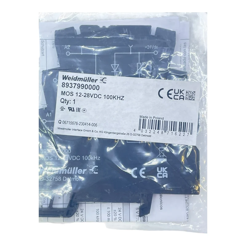 Weidmüller Halbleiterrelais 8937990000 MOS12-28VDC 100KHZ für Industrie Einsatz