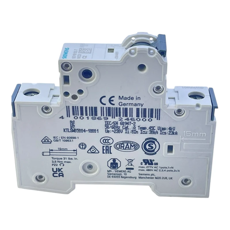 Siemens Leistungsschutzschalter Sicherungsautomat 230V 5SY6102-7 Industrie