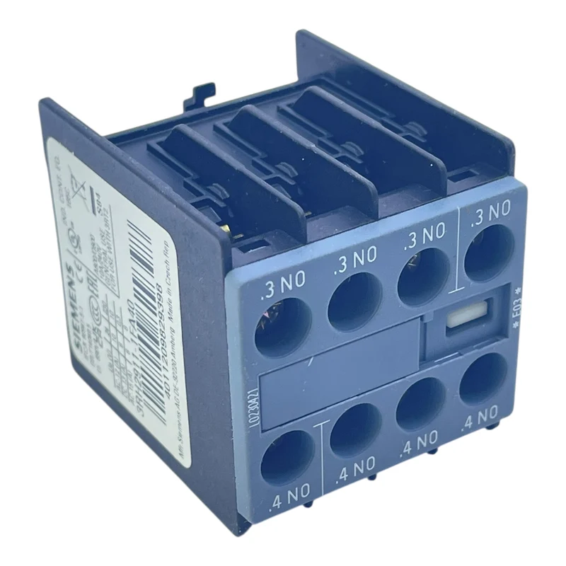 Siemens Hilfsschütz Hilfsschalterblock 3RH2911-1FA40 24V 230V Industrie Einsatz