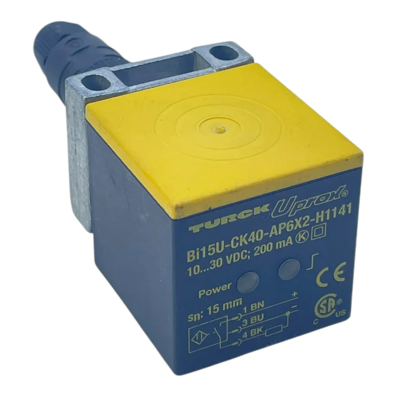 Turck Näherungsschalter Bi15U-CK40-AP6X2-H1141 Induktivsensor 15 mm 10–30 VDC