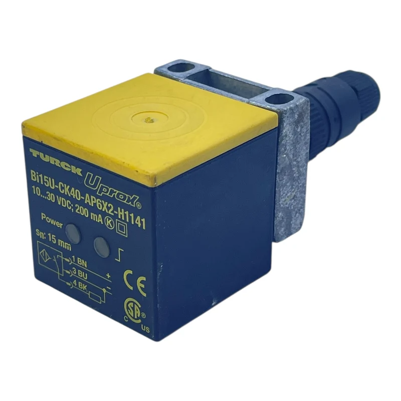 Turck Näherungsschalter Bi15U-CK40-AP6X2-H1141 Induktivsensor 15 mm 10–30 VDC